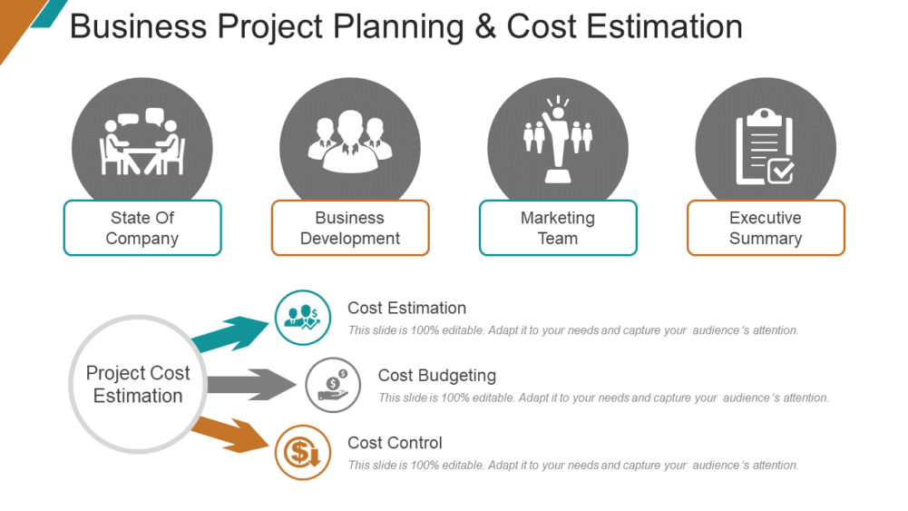 Business Project Planning And Cost Estimation PPT Samples