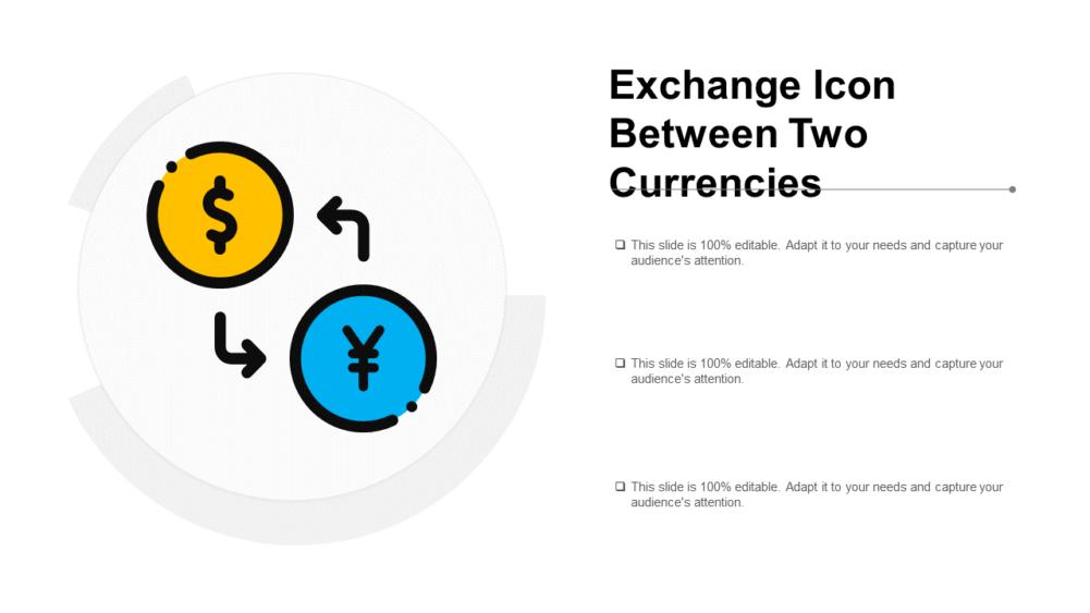 Exchange Icon Between Two Currencies
