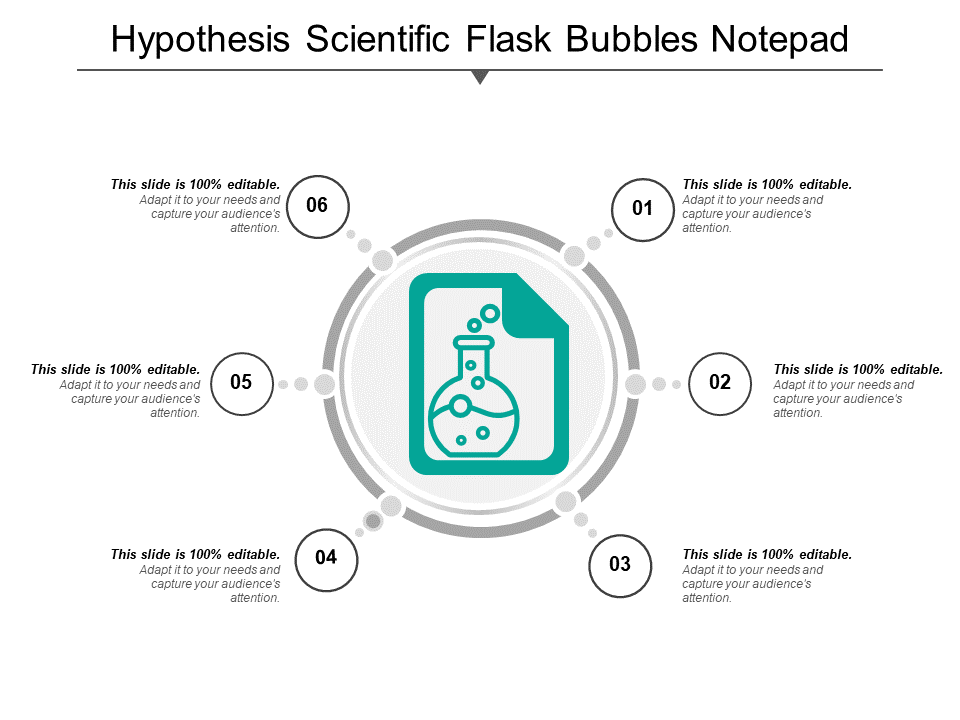 Hypothesis Scientific Flask Bubbles Notepad