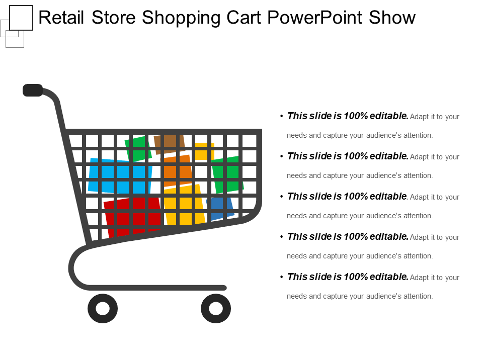 Retail Store Shopping Cart PowerPoint Show