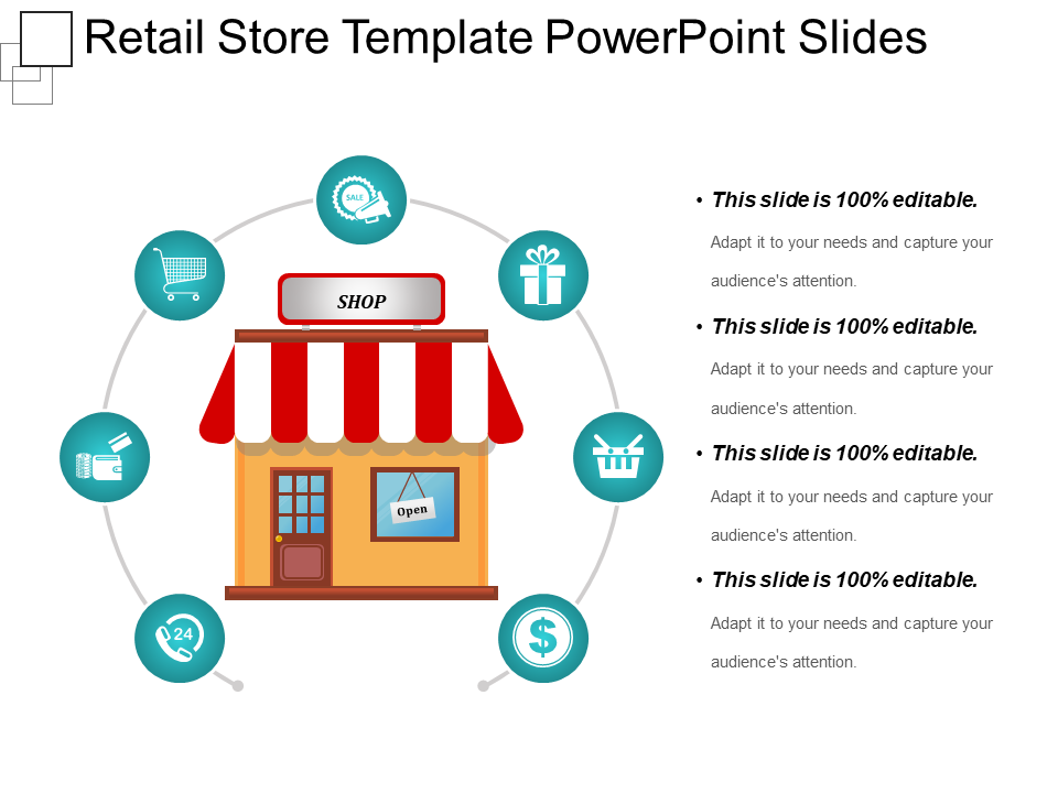 Retail Store Template PowerPoint Slides