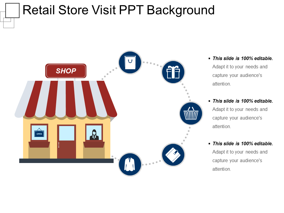 Retail Store Visit PPT Background