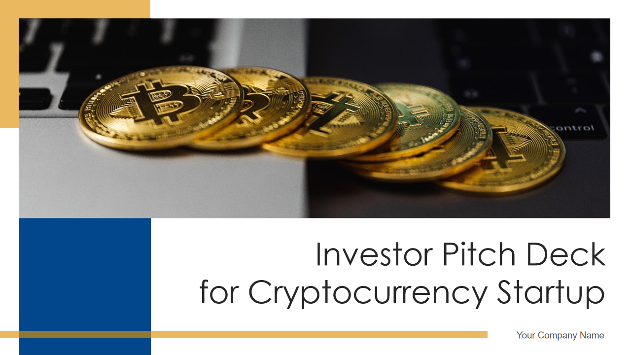 Investor Pitch Deck for Cryptocurrency Startup 