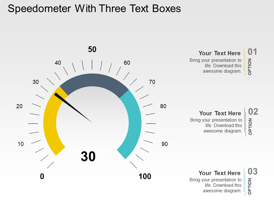 Speedometer PowerPoint Slides