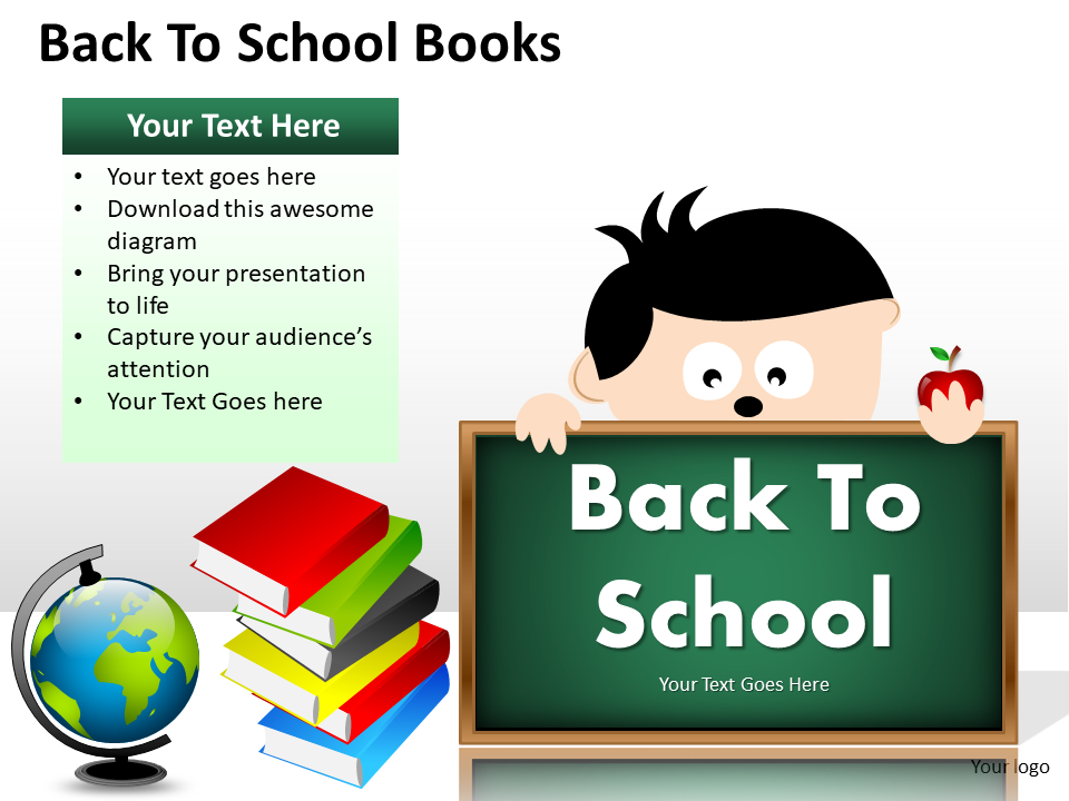 Back To School Books PPT