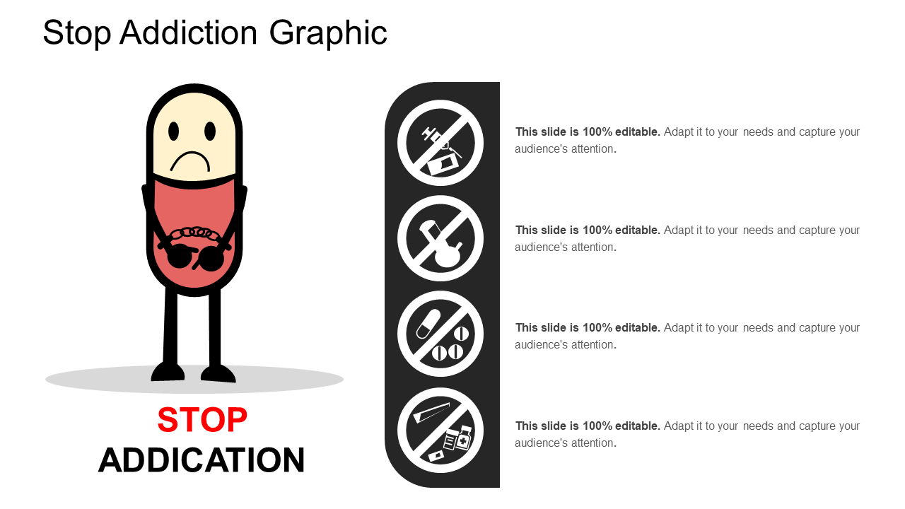 Stop Addiction Graphic