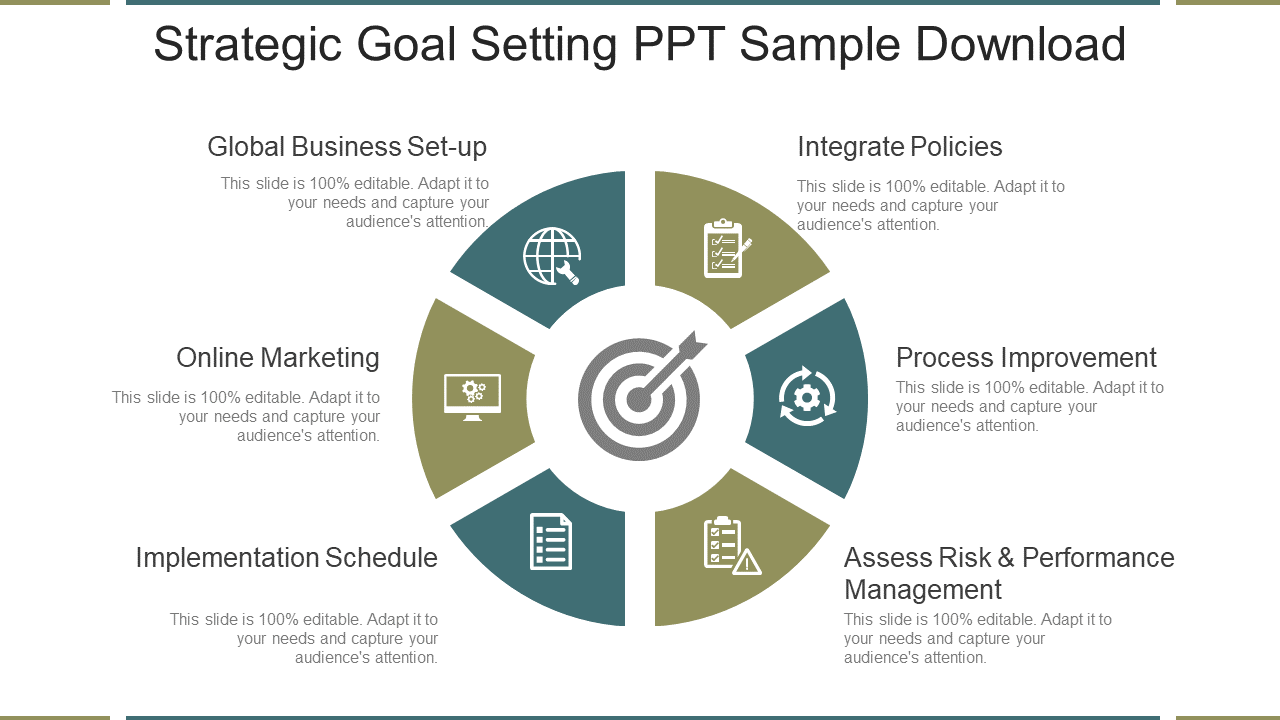 Strategic Goal Setting PPT Sample Download