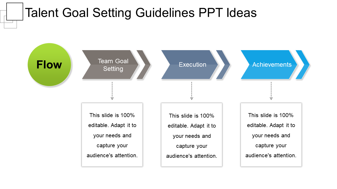 Talent Goal Setting Guidelines PPT Ideas
