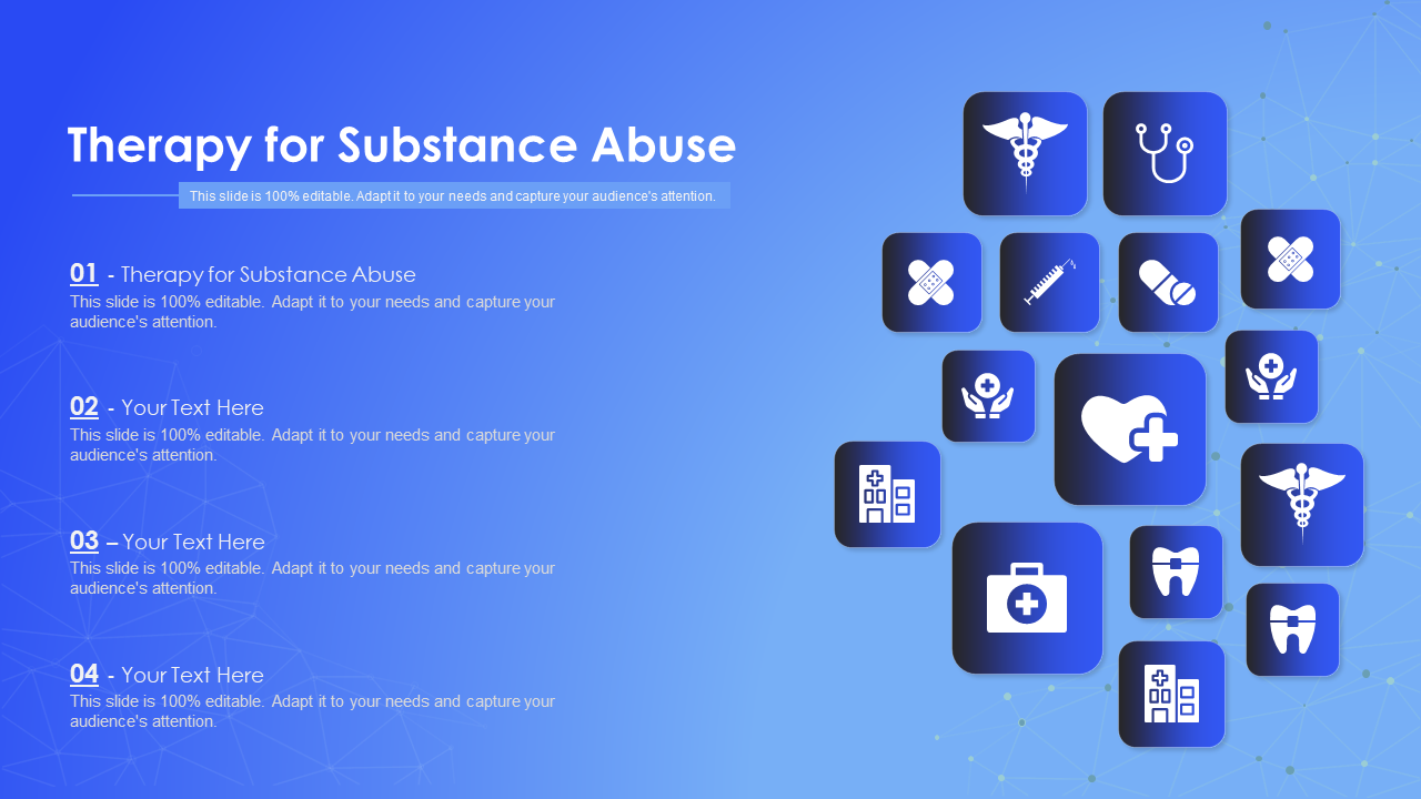 Therapy For Substance Abuse PPT PowerPoint Presentation Slides Template