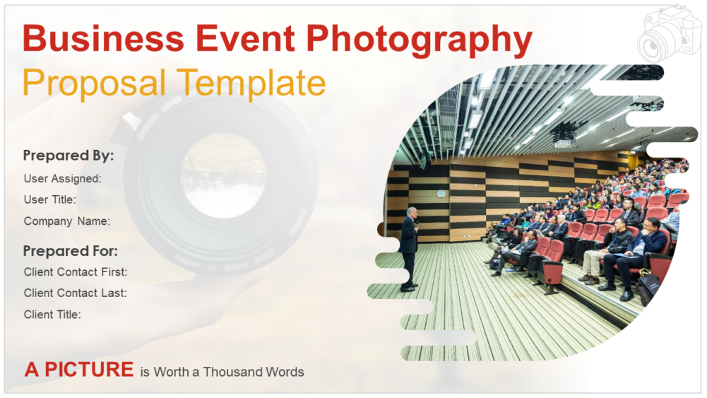 Business Event Photography Proposal