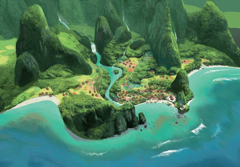 Concept Art, Disney Movie Moana