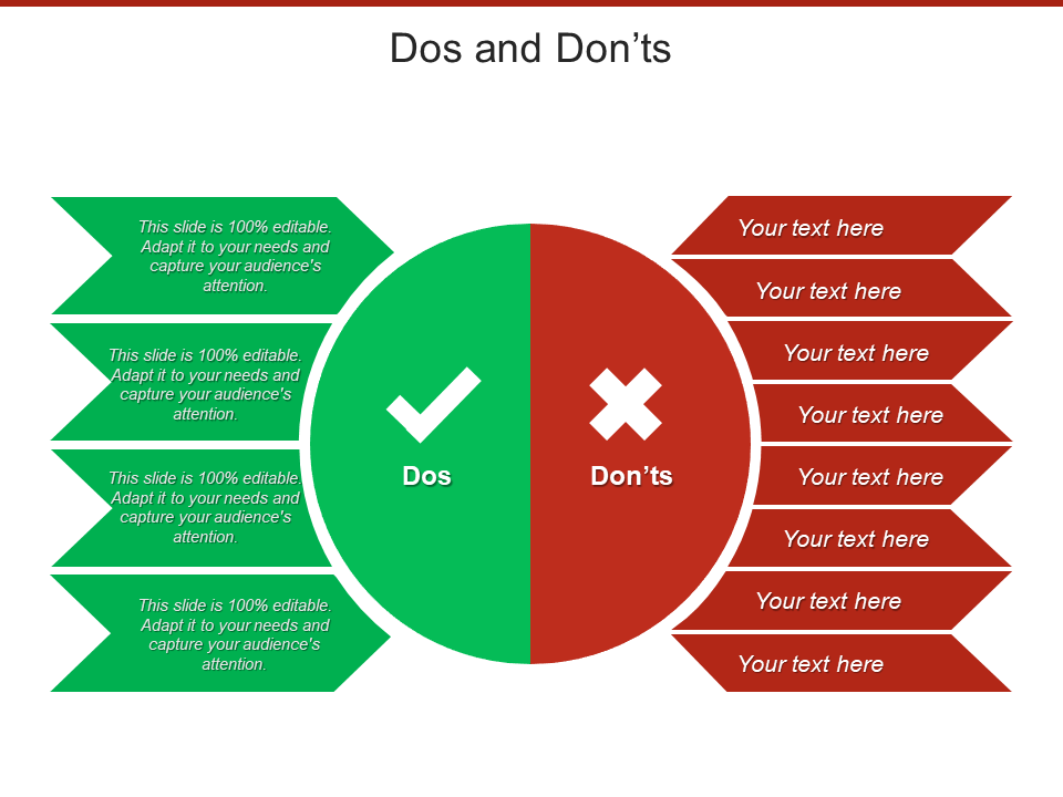 Do's and Don’ts Free PowerPoint Template
