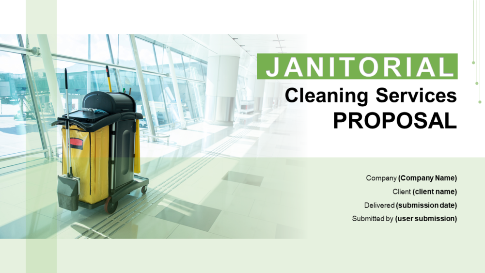 Janitorial Cleaning Services Proposal