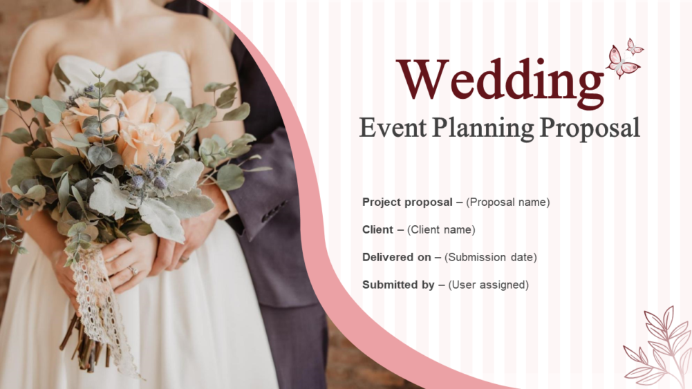 Wedding Event Planning Proposal