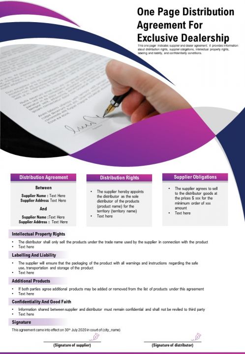 One-Page Contract Template 14