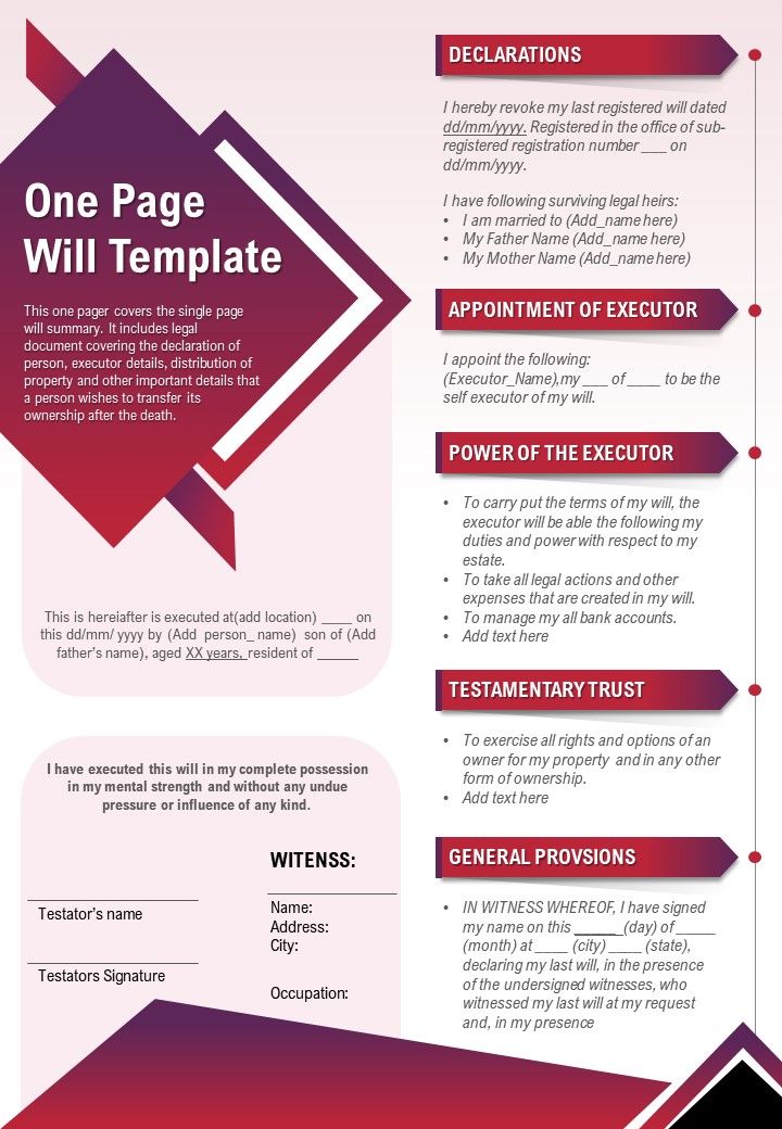 One-Page Contract Template 13