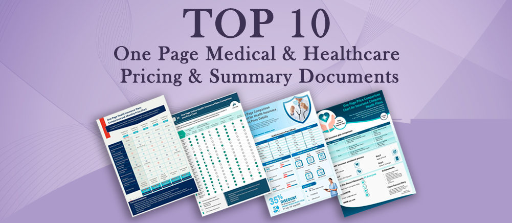 Top 10 One Page Medical and Healthcare Pricing and Summary Documents