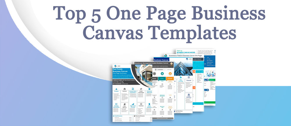 Presenting the most effective One-Page Business Canvas (with templates designed by professionals)