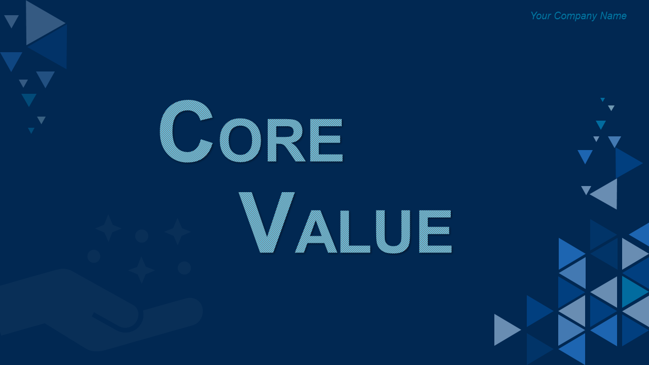 Core Values PowerPoint Presentation 