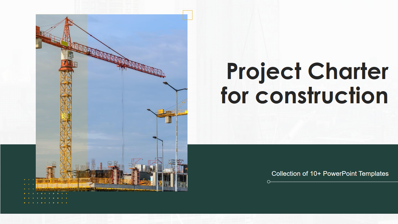 Project Charter for construction