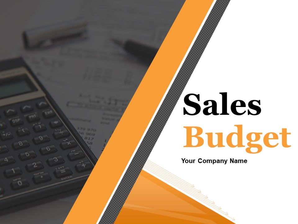 Sales Budget Powerpoint