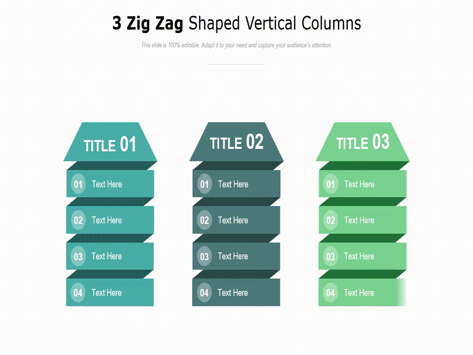 Three Stages Business Verticals Animated Template