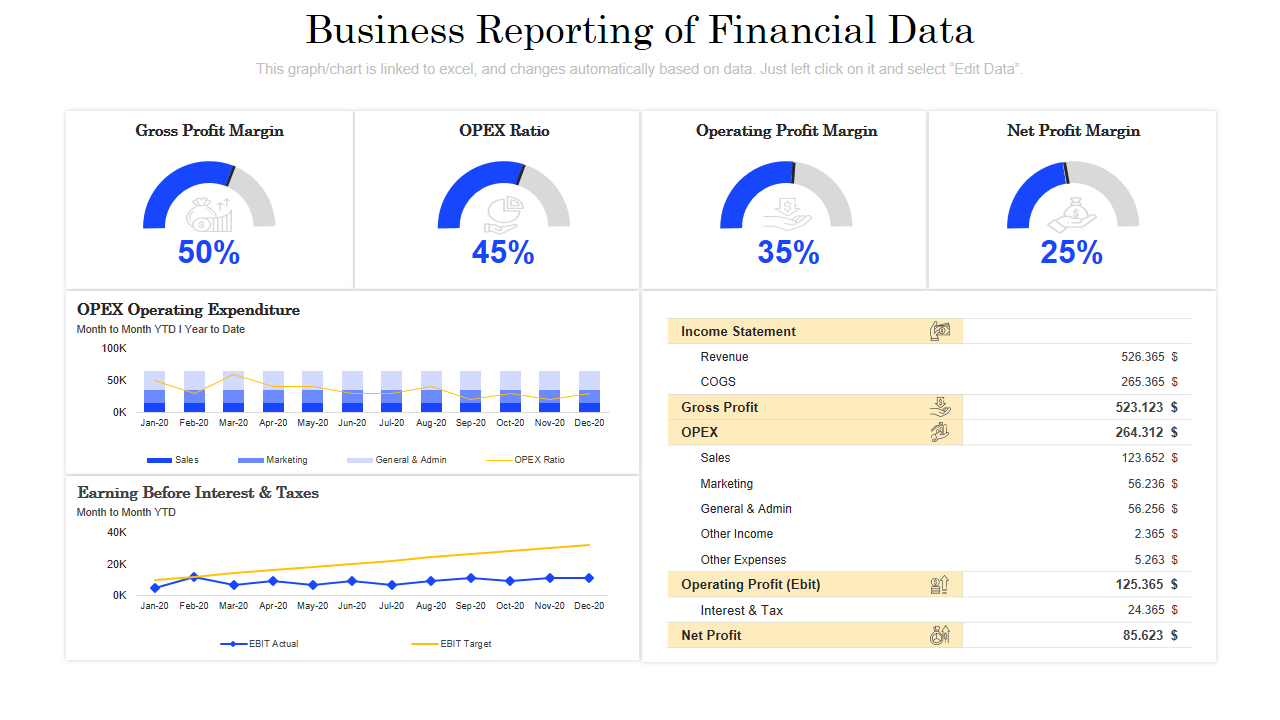 Business Reporting of Financial Data 