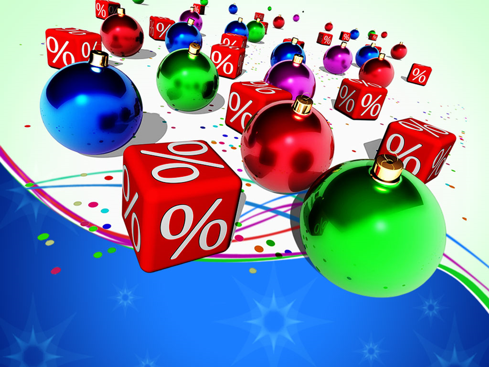 Christmas Discount Sales PowerPoint Templates And PowerPoint Background