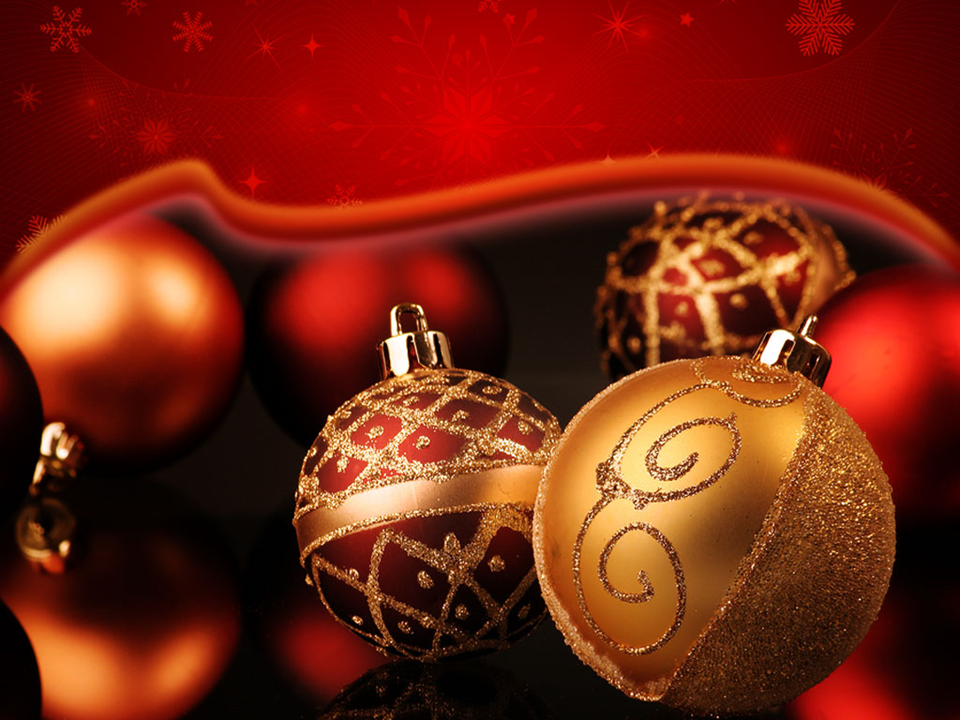 Christmas Spheres Festival PowerPoint Templates And PowerPoint Background