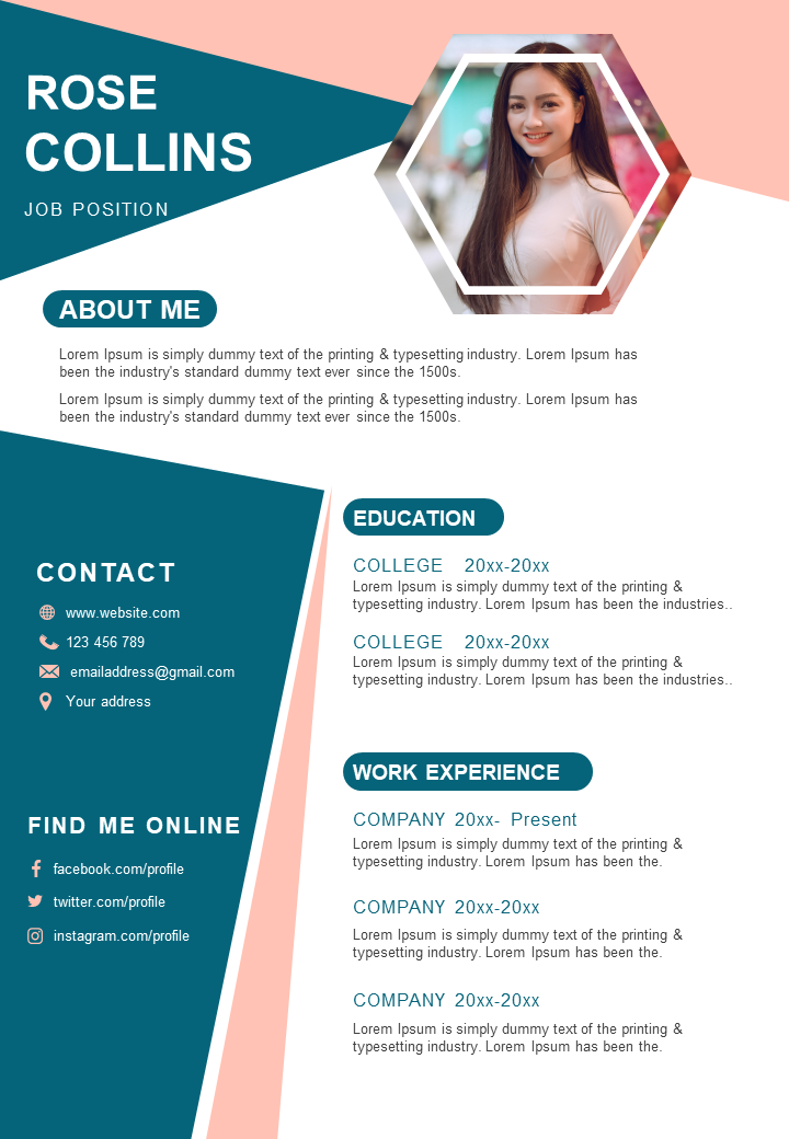 Curriculum Vitae Sample Template With Education And Experience