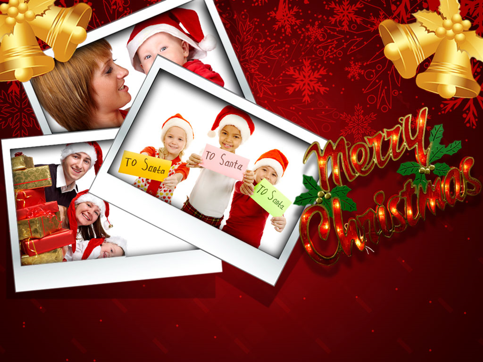Merry Christmas Festival PowerPoint Backgrounds And Template