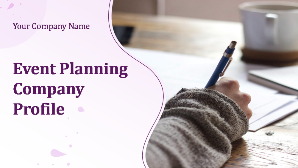 Event Planning Company Profile PowerPoint Presentation