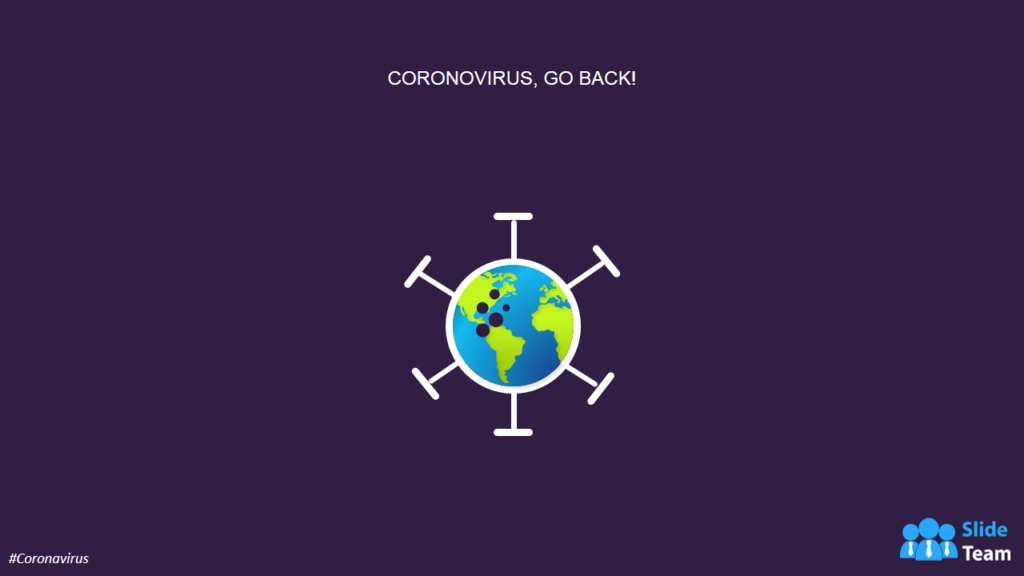 Gehen Sie zurück zum Coronavirus PPT-Design