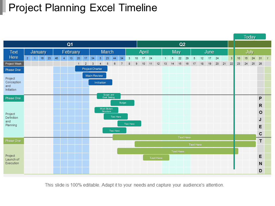 Plantilla de PowerPoint gratis - diagrama de Gantt Plantilla de PowerPoint gratis - diagrama de Gantt