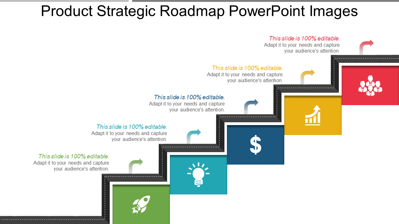 Product Strategic Roadmap PowerPoint Template