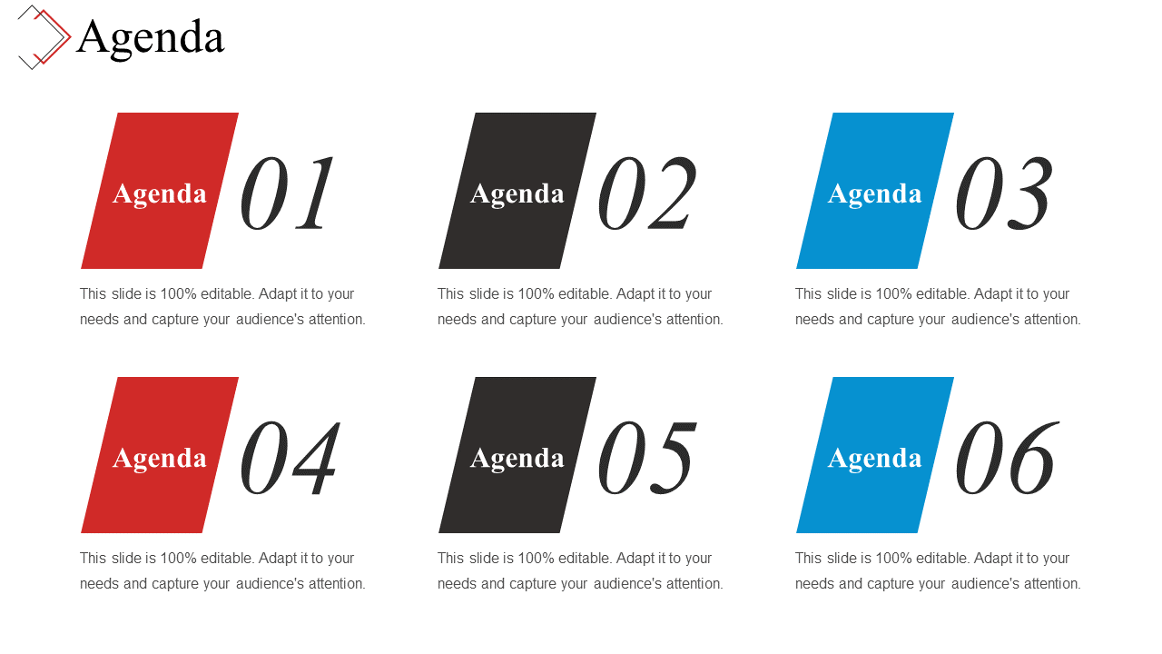 Agenda PPT Slide Design