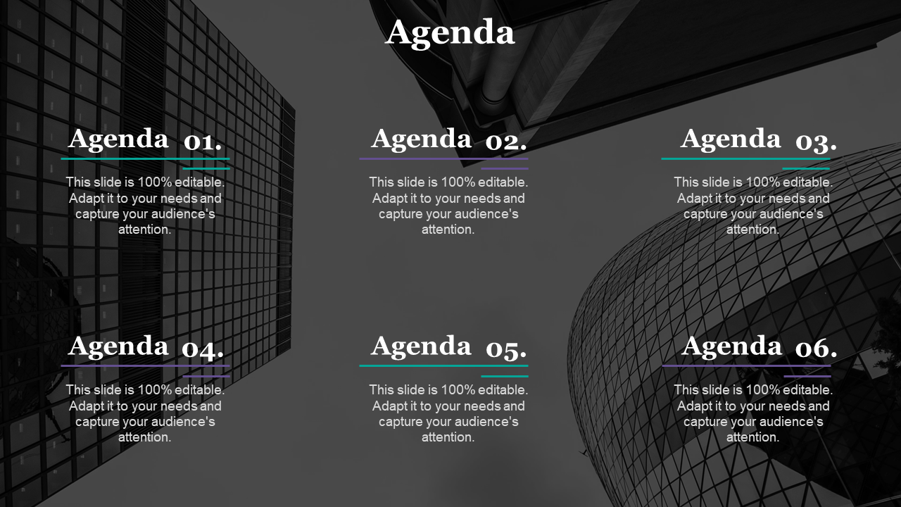 Agenda Presentation Layouts