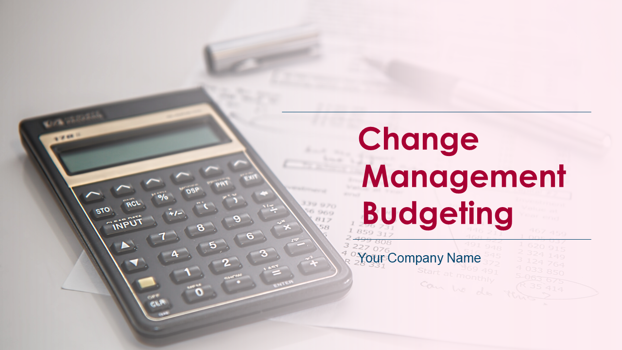 Change Management Budgeting