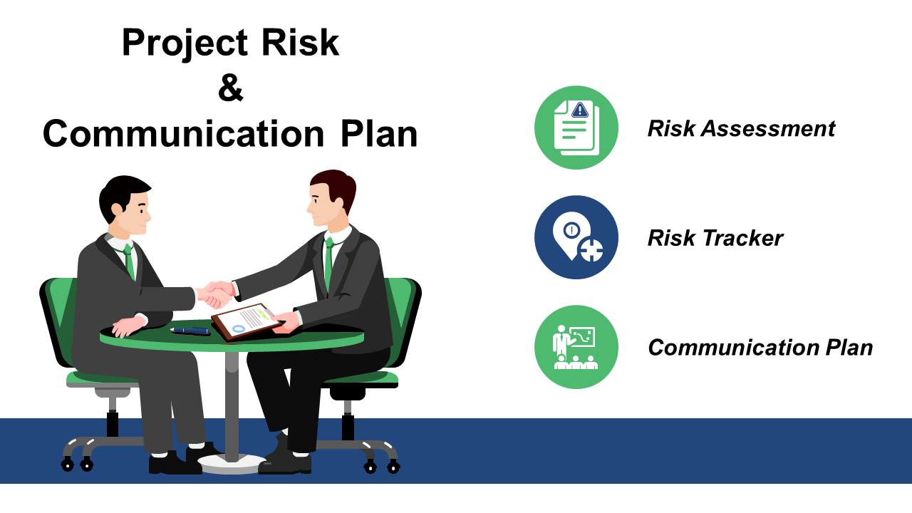 Project Risk And Communication Plan PPT Slides Graphics Design