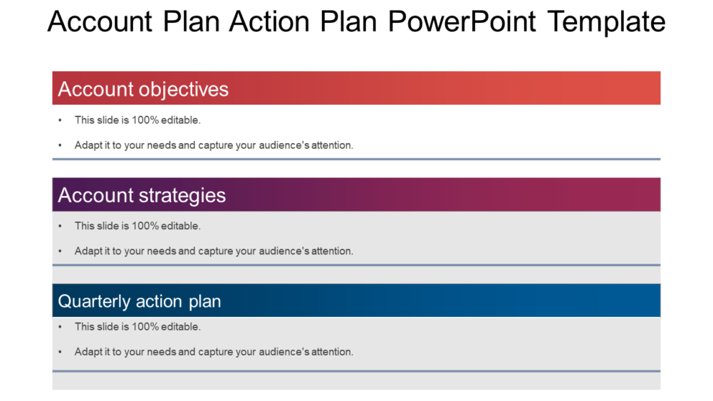 Account Plan Action Plan PowerPoint Template