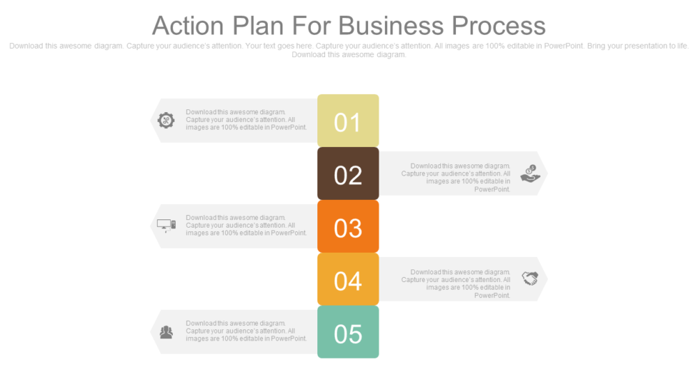 Action Plan For Business Process PPT Slides