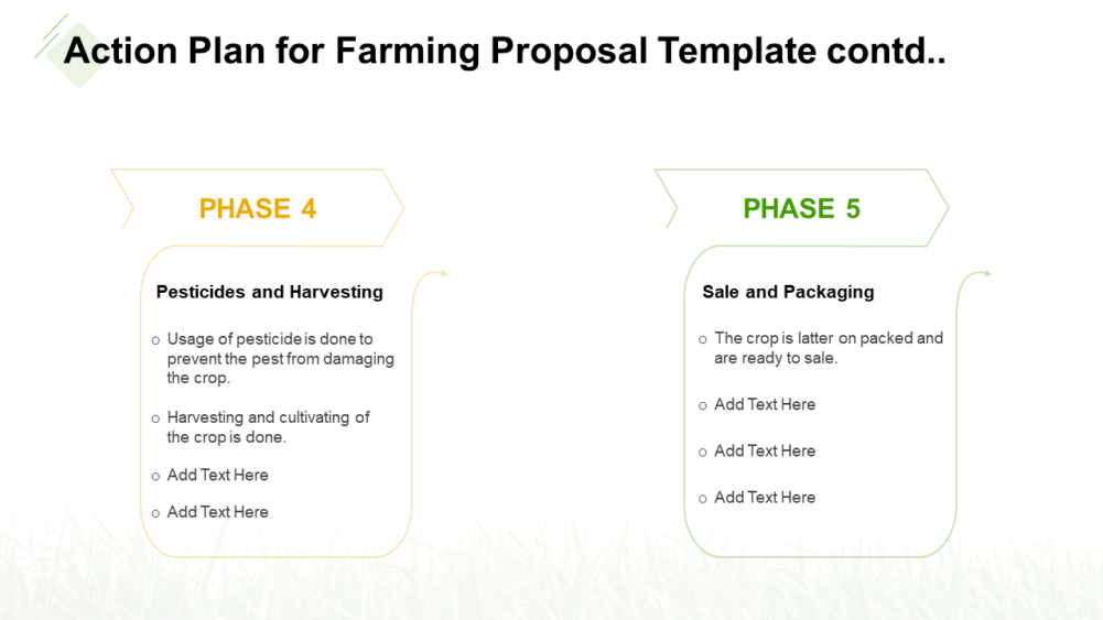 Action Plan For Farming Proposal Template