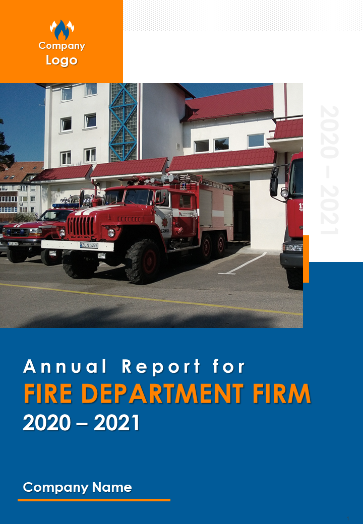 Annual Report For Fire Department Firm PDF DOC PPT