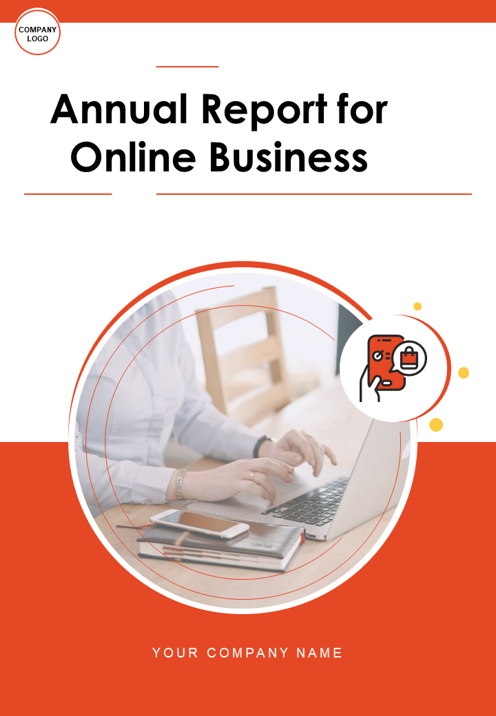 Annual Report For Online Business PDF DOC PPT Document Report Template