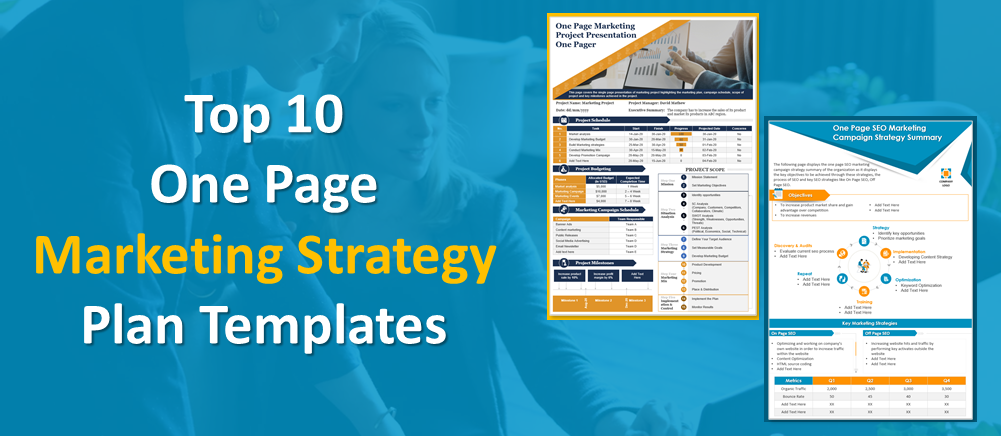 Top 10 One Page Marketing Strategy Plan PowerPoint Templates to Ramp Up Your Sales!
