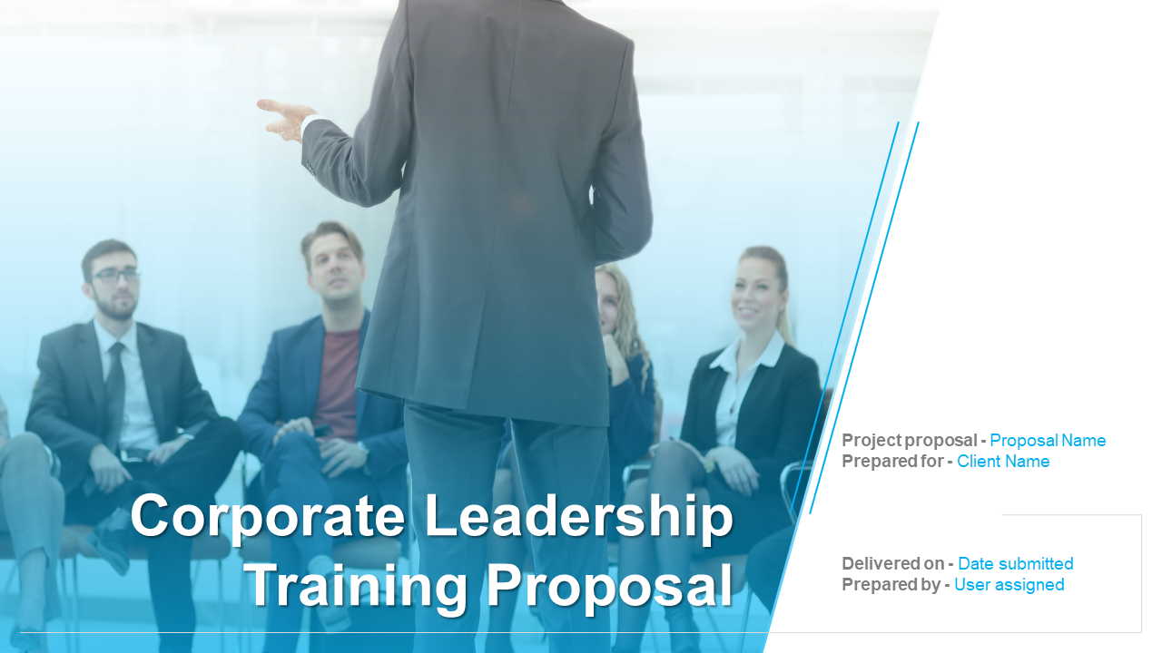 Corporate Leadership Training Proposal PowerPoint Presentation