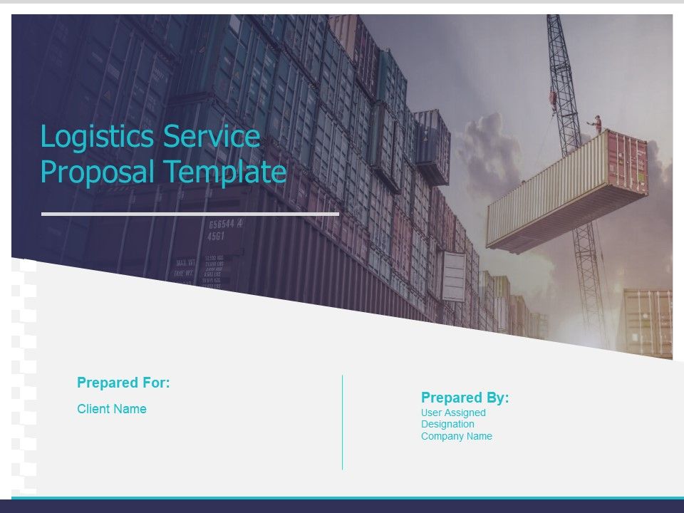 Logistics Service Proposal Template