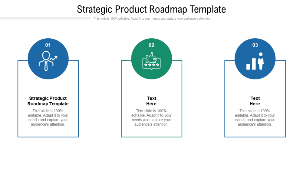 Strategic Product Roadmap Template PPT