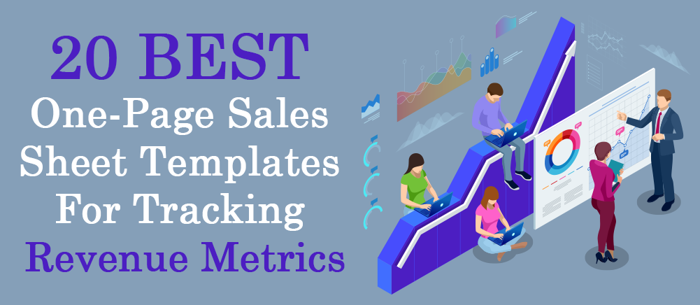 20 Best One-Page Sales Sheet Templates For Tracking Revenue Metrics