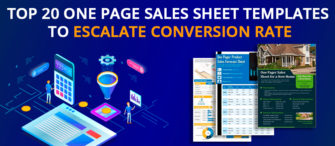 Top 20 One Page Sales Sheet Templates to Escalate Conversion Rate